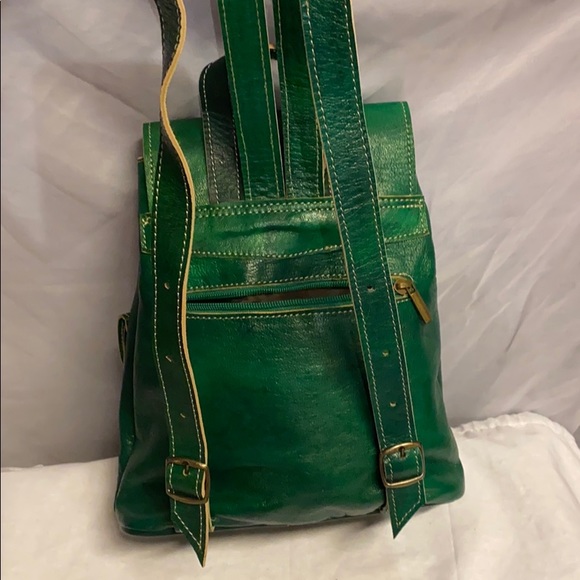 Moroccan Leather Backpack - Picture 5 of 13